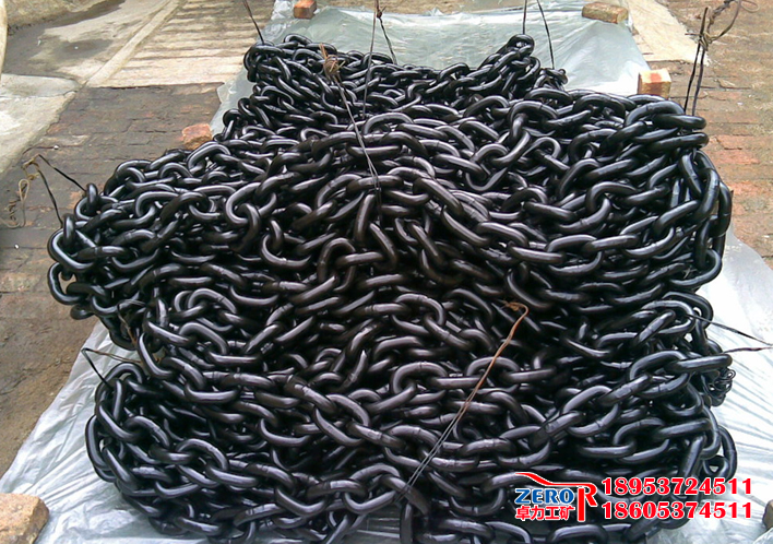 礦用高強(qiáng)度圓環(huán)鏈條，除渣鏈條